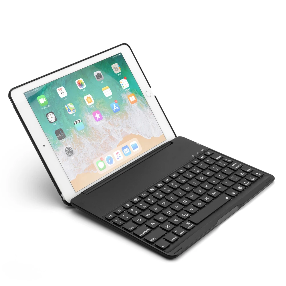 5 1 Bluetooth клавиатура dor iPad pro 10 дюйма чехол с алюминиевой клавиатурой +