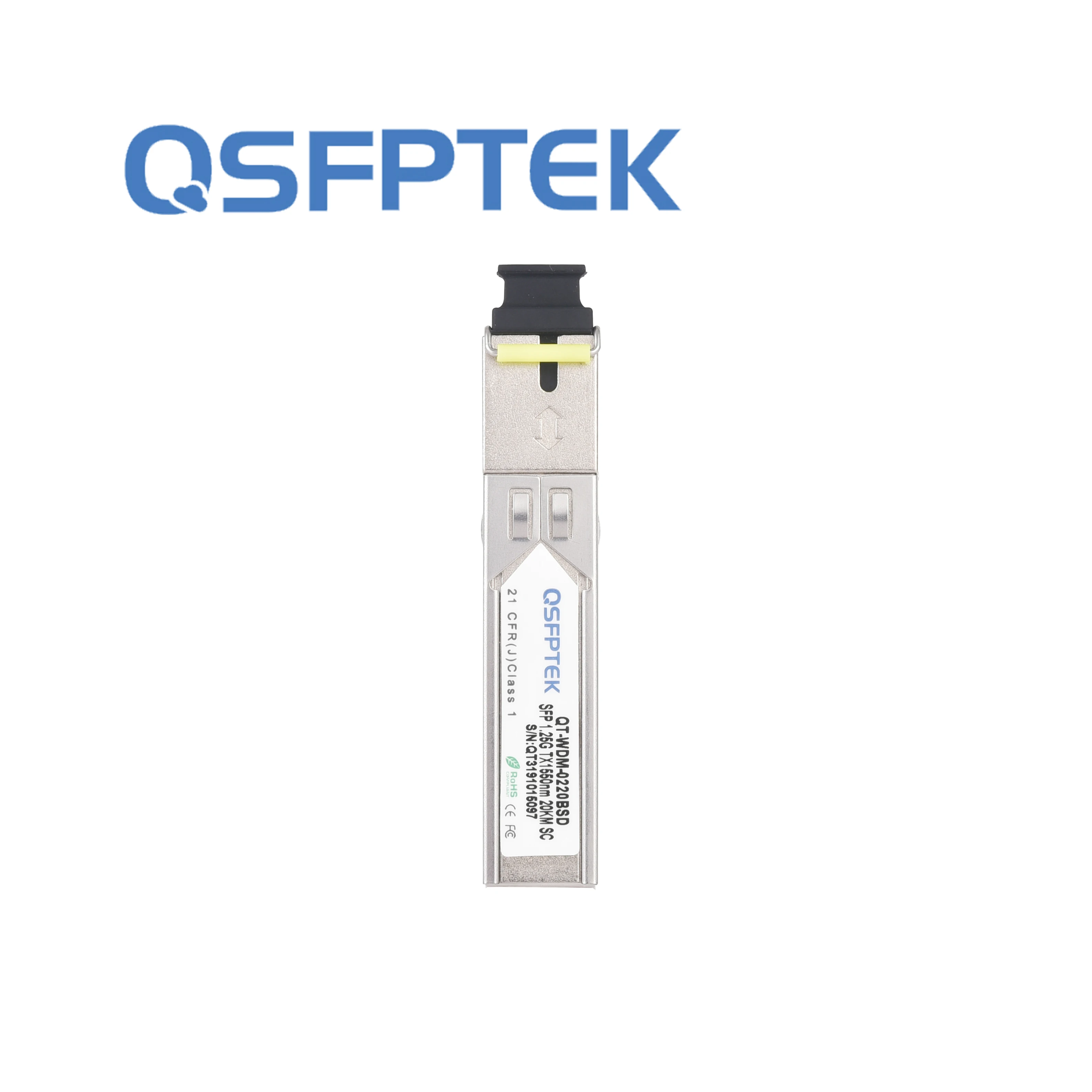1 шт. 25G BiDi SFP 20 км SC разъем c ddm 1550nm TX/1310nm RX модуль приемопередатчика для Cisco Ubiquiti Mikrotik