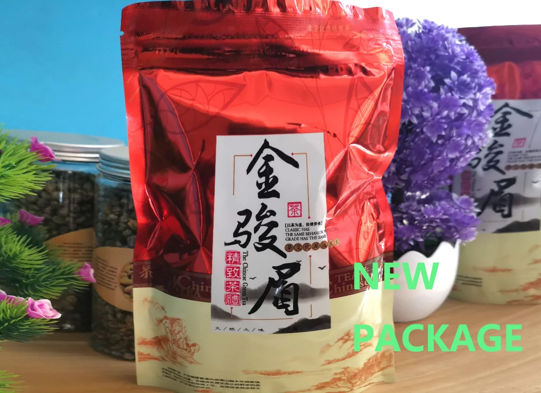 Год jinjunmei чай Органический Фуцзянь уйи Цзинь Чжун Мэй чай золотистые бутоны для бровей Junmee КИМ Чун Мэй черный чай