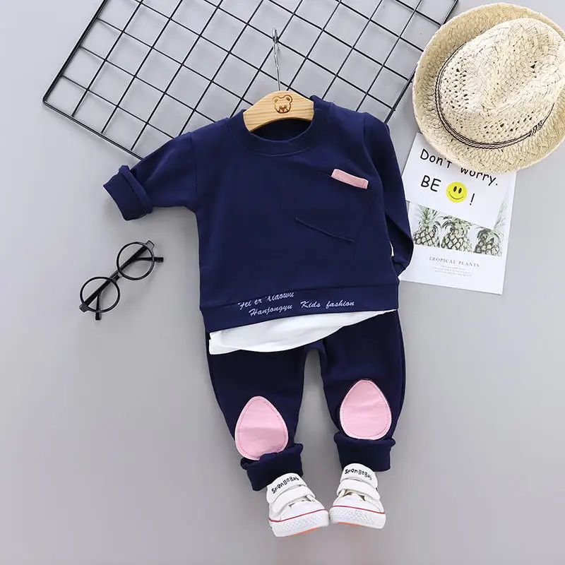 

Children Clothes Suit Spring Autumn Kids Girls T Shirt Pants 2Pcs/sets Baby Toddler Clothing Infant Sportswear set 1 2 3 4 YEARS