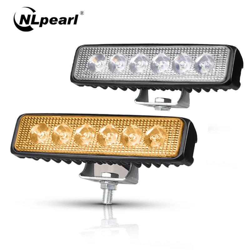 Nlpearl 6 &quot18 Вт светодиодный противотуманный фонарь для автомобиля в сборе белый
