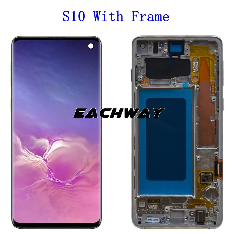 US $221.27 For SAMSUNG GALAXY S10 G973 S20 G980 S10 Plus G975 S20 Plus G985 S20 Ultra G988 Note 10 N970 LCD Display Touch Screen With Frame