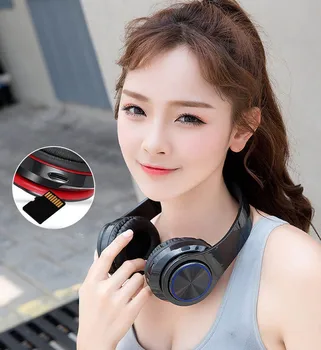 

#H40 Bluetooth 5.0 Wireless Headphones Bluetooth Stereo Foldable Headset Audio Mp3 Adjustable Earphones with Mic for Music