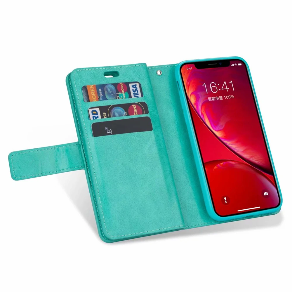 iPhone 11 9卡拉链皮套 (21)