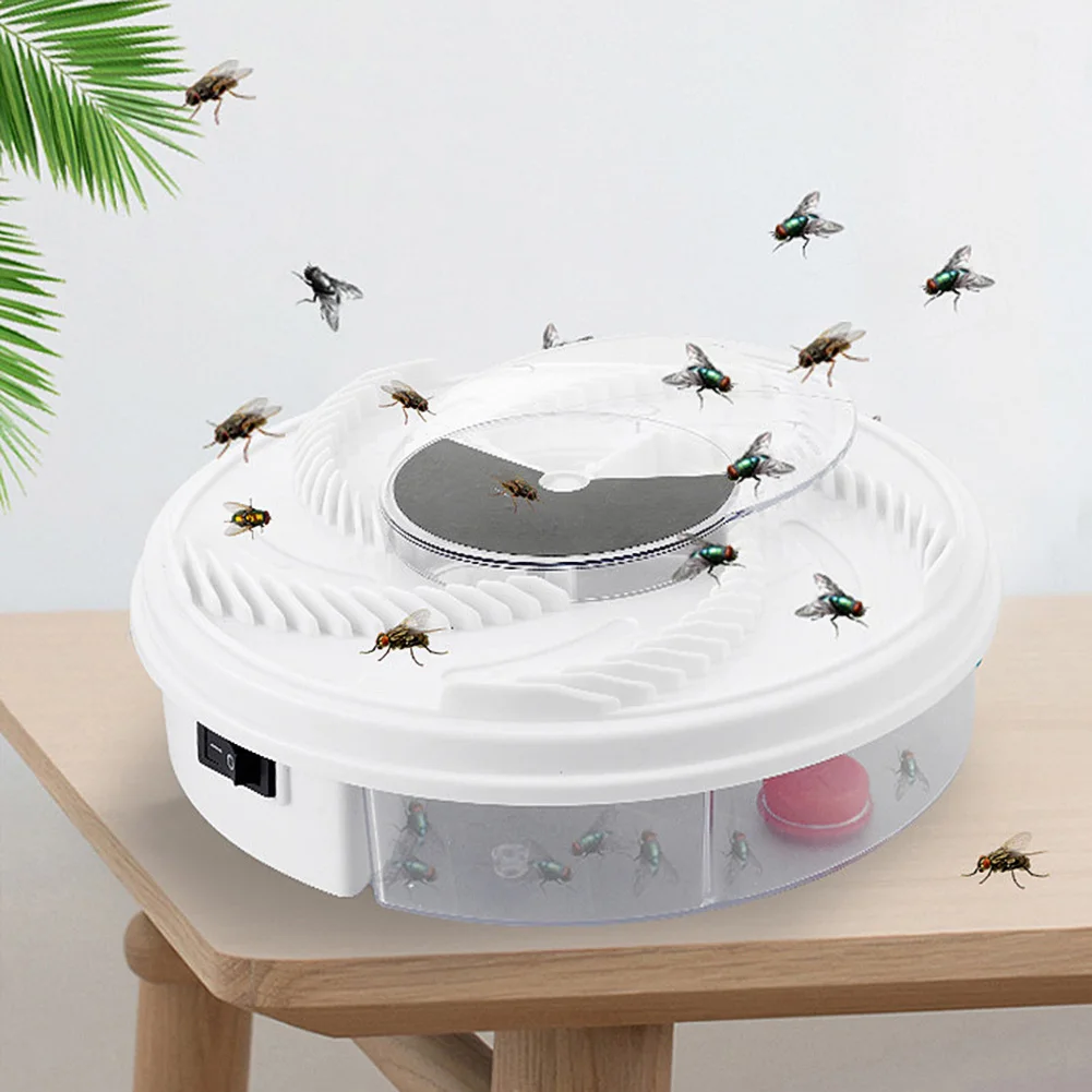 Automatic Flycatcher USB Rechargeable Fly Trap Electric Pest