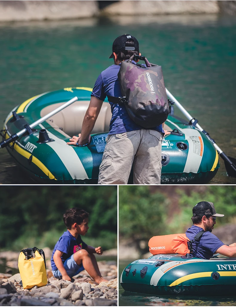 ROCKBROS 2L 5L спортивная сумка для плавания, водонепроницаемый рюкзак, Сверхлегкий складной рюкзак для рыбалки, бега на открытом воздухе, для спортзала, Спортивная мини-сумка на плечо Bgas