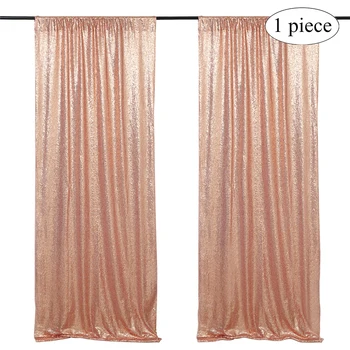 

Sequin Backdrop Rose Gold Backdrop Sequin Curtain Backdrop Glitter Backdrop Drapes 2FTx8FT