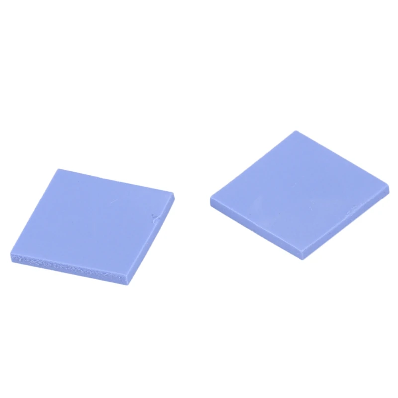 ¡Promoción! Almohadilla térmica de silicona para disipador de calor, almohadilla conductora de aislamiento, color azul, 100x10x1mm