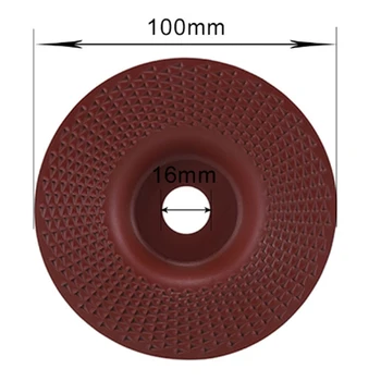

100 * 16mm Grinding wheel Hard Metal Wood Shaping Disc For Angle Grinder