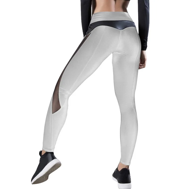 tiktok leggings 2020 New Leggings Women Pants Push Up Fitness Breathable Leggins High Waist Mesh Pants Female Seamless Slim Workout Pants yoga pants Leggings