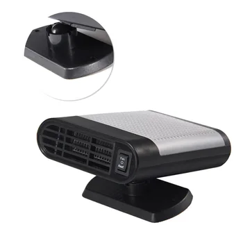 

Mini 12V Car Defroster Heater Electric Vehicle Heating Fan Windshield Demister Defroster (Black)