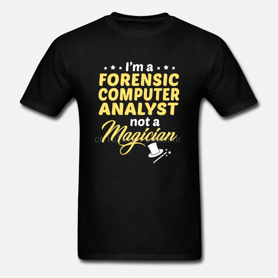 T Shirts For Guys 2019 T-Shirt On Forensic Computer Analyst Design Your Own | Мужская одежда
