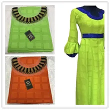 Высококачественная швейцарская кружевная вуаль африканская кружевная ткань Африканская Хлопковая вышитая Золотая и алмазная нить ткань для платья 14L08