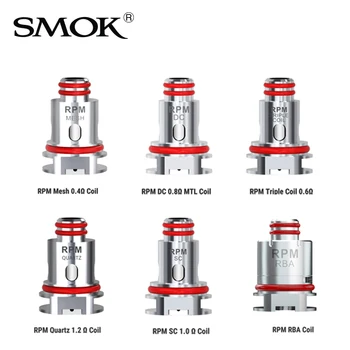 

Original SMOK RPM Mesh MTL Triple RBA Coil For RPM40 RPM80 Fetch Mini Pod Vape KIT Electronic Cigarette Vaporizer Nord 2 KIT