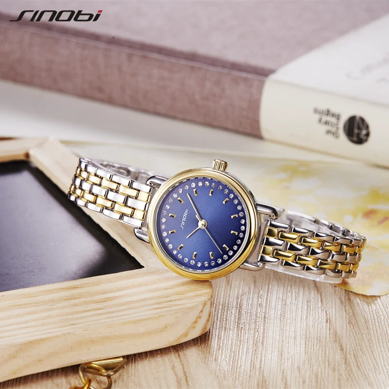 Sinobi New Blue Starry Sky Woman Watches Top Brand Fashion and Elegant Women s Quartz Wristwatches 5