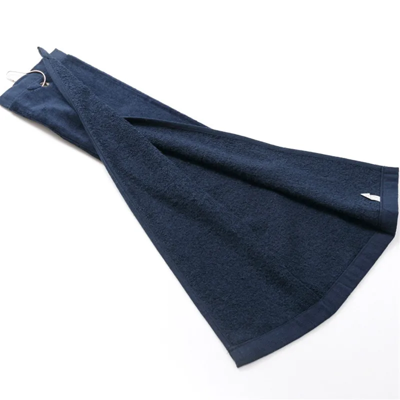 40*60cm 100% cotton Golf Towels With Bag Hook Sport Towel Swim Travel Gym Face Washcloth Towels Toalha De Esportes