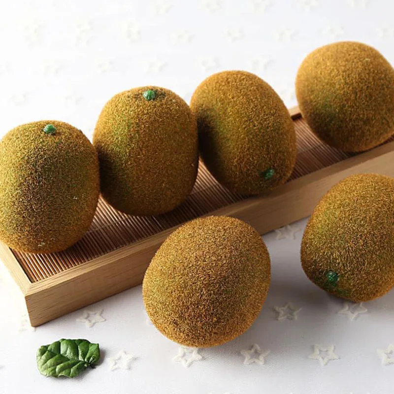Artificial Fruits Simulation Kiwi Foam For Home Kitchen Table DIY Home