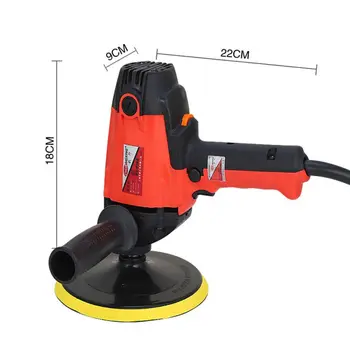 

900W Auto Polishing Car Waxing Machine 2000R Electric Gloss Tool Power For Scratch Remove Beauty Car Careffff