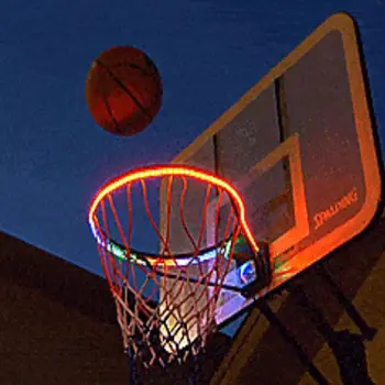 

LED Basket Hoop Solar Light Basketball Hoop Sensor-Activated LED Solar Strip Y1QE