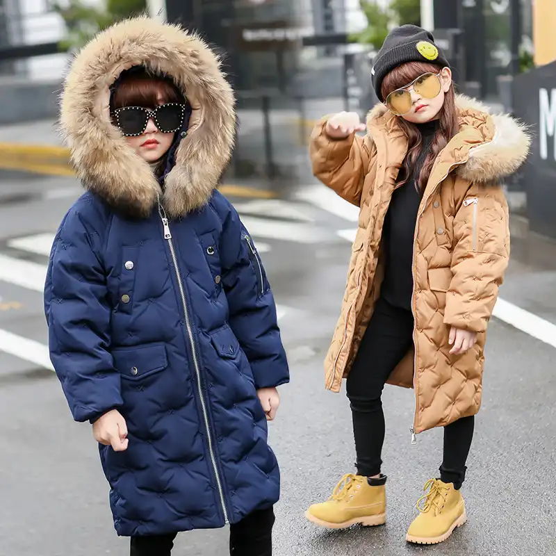 doudoune fourrure fille