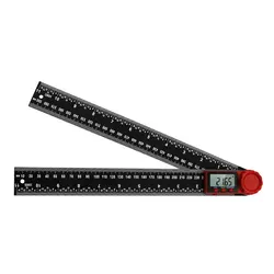 Inclinomètre d'angle numérique 200MM/300MM, règle numérique d'angle, goniomètre électronique rapporteur d'angle, outil de mesure 