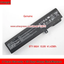 حقيقية 10.8V 3834mAh BTY-M6H البطارية ل MSI GE62 MS-16J1 MS-16J2 3ICR19/65-2 3ICR19/66-2 GE63 8RF GE63VR 7RE GE63VR 7RF(China)