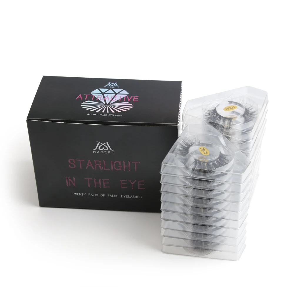 20/50 pairs/lot Wholesale 3d Mink Lashes Dramatic Volume False Eyelashes Full Strip Mink Lashes 100% Cruelty Free Lashes Makeup