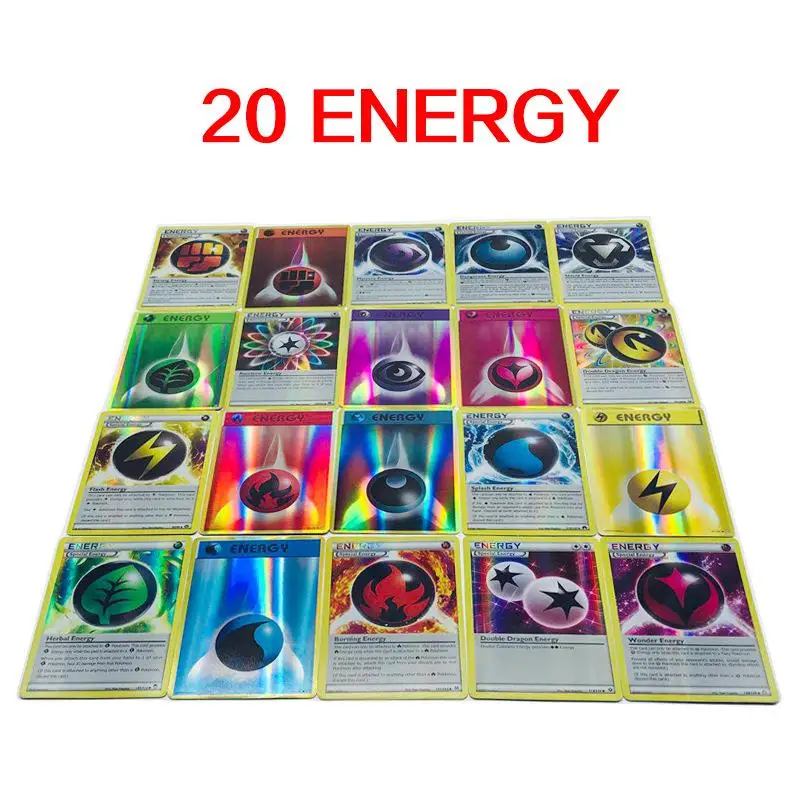 20Pcs Energy Gx 6 3*8 8 CM игровая коллекция карт | Игрушки и хобби
