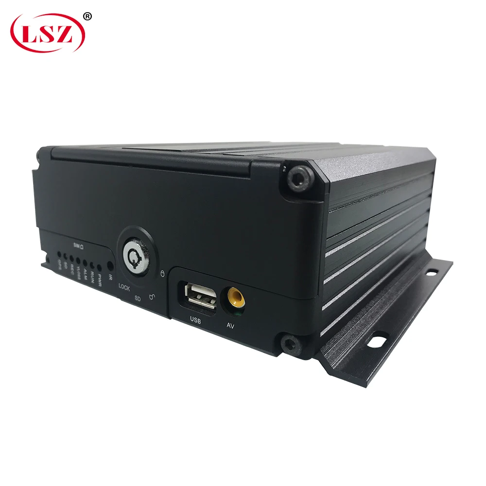 LSZ мобильный видеорегистратор жесткий диск Ahd 1080P 4G Gps 4ch большой грузовик/такси/автобус PAL/NTSC