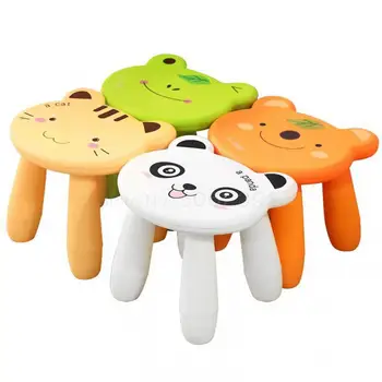 

Creative Children's Household Low Bench Living Room Adult Plastic Chair Small Bench Kindergarten Cartoon Lovely Small Bench
