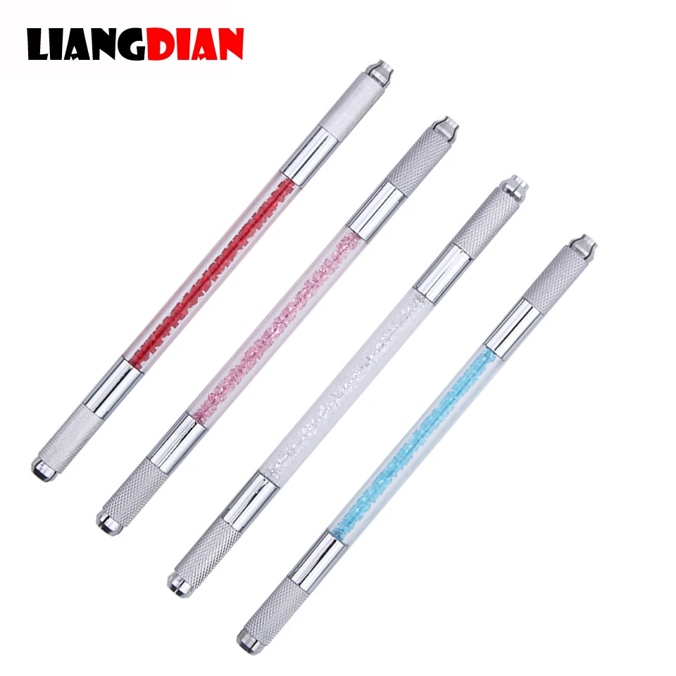 

1PC Professional Stainless Steel Double Heads Manual Microblading Pen Tattoo Tools For 3D Permanent Eyebrow Lip Line Makeup