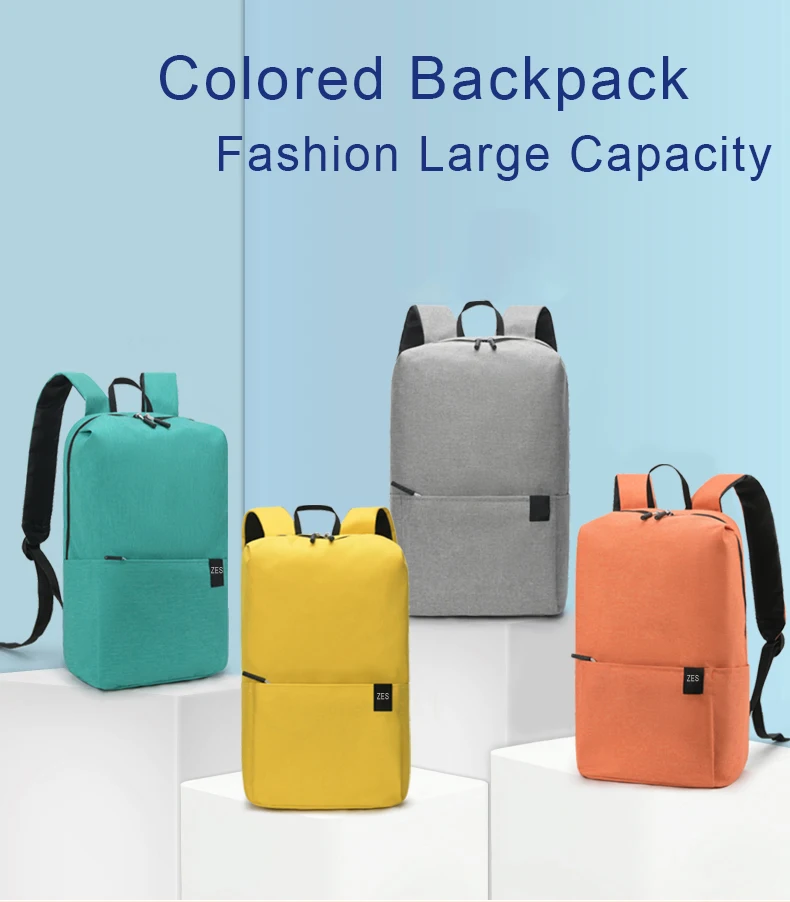 cute backpacks Mini Backpack For Women Backpack Men Portable Ultra-light Waterproof Colorful Female Backpacks Unisex Bags Schoolbag best Backpacks