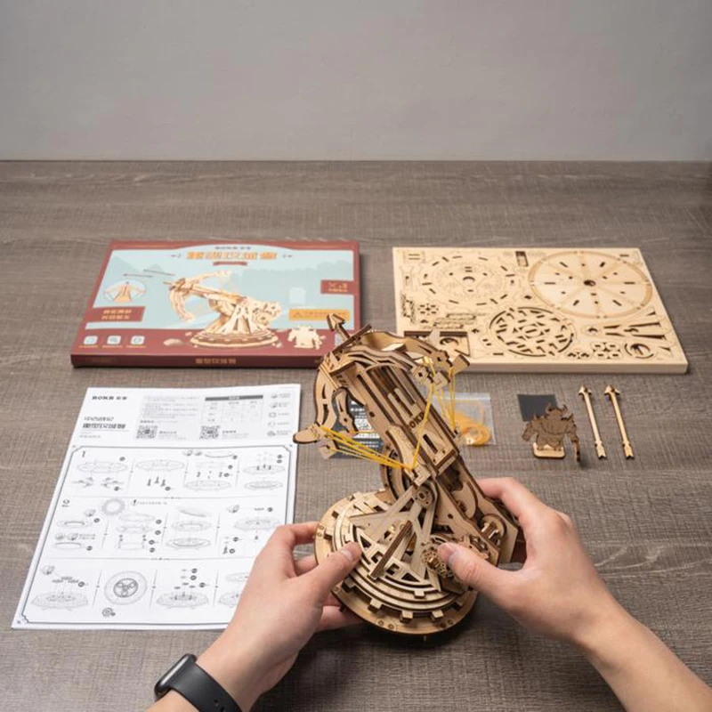 3D Medieval Siege Ballista DIY Wooden Kit For Kids & Adult