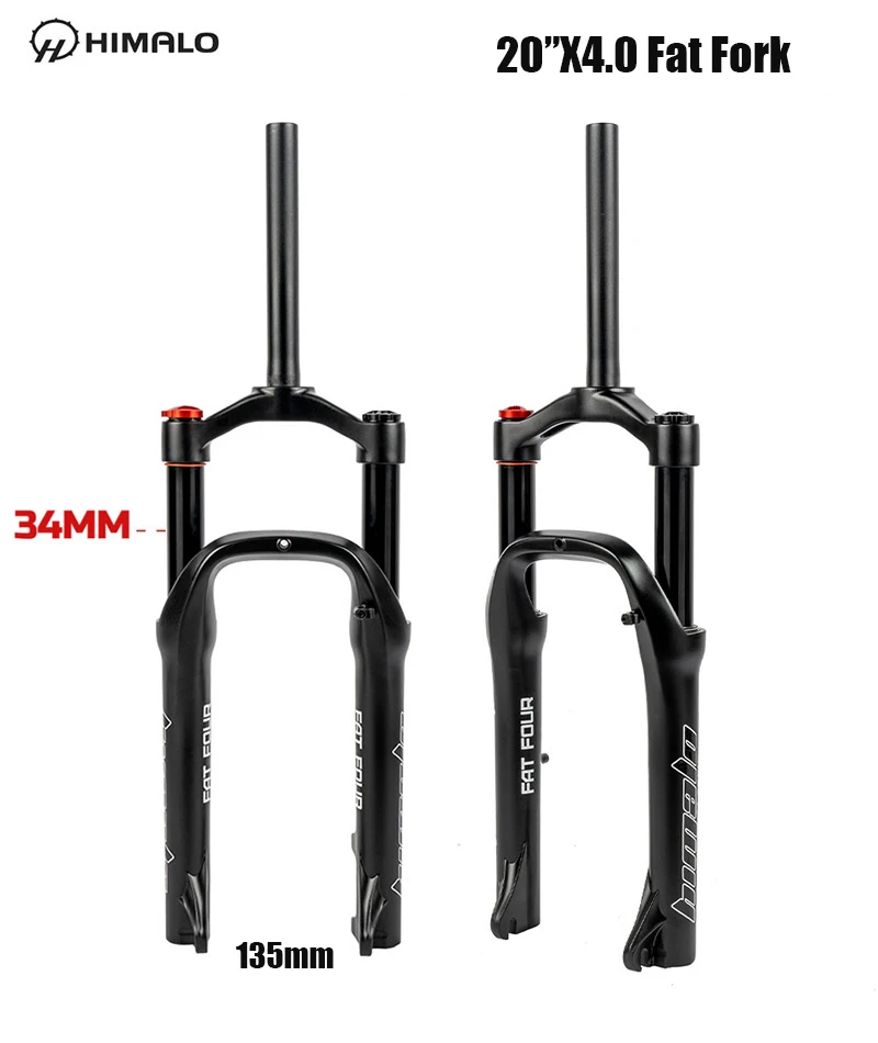 26 Suspension Gas Air Forks 4.0"Tire Snow Mountain Bike 26 Fork Fat