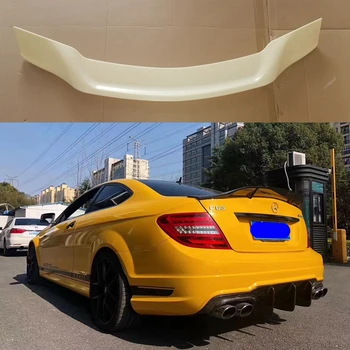 

ABS material for Mercedes-Benz W204 sedan C350 C63 for AMG car 2008-13 R-type trunk spoiler wing with glossy black paint