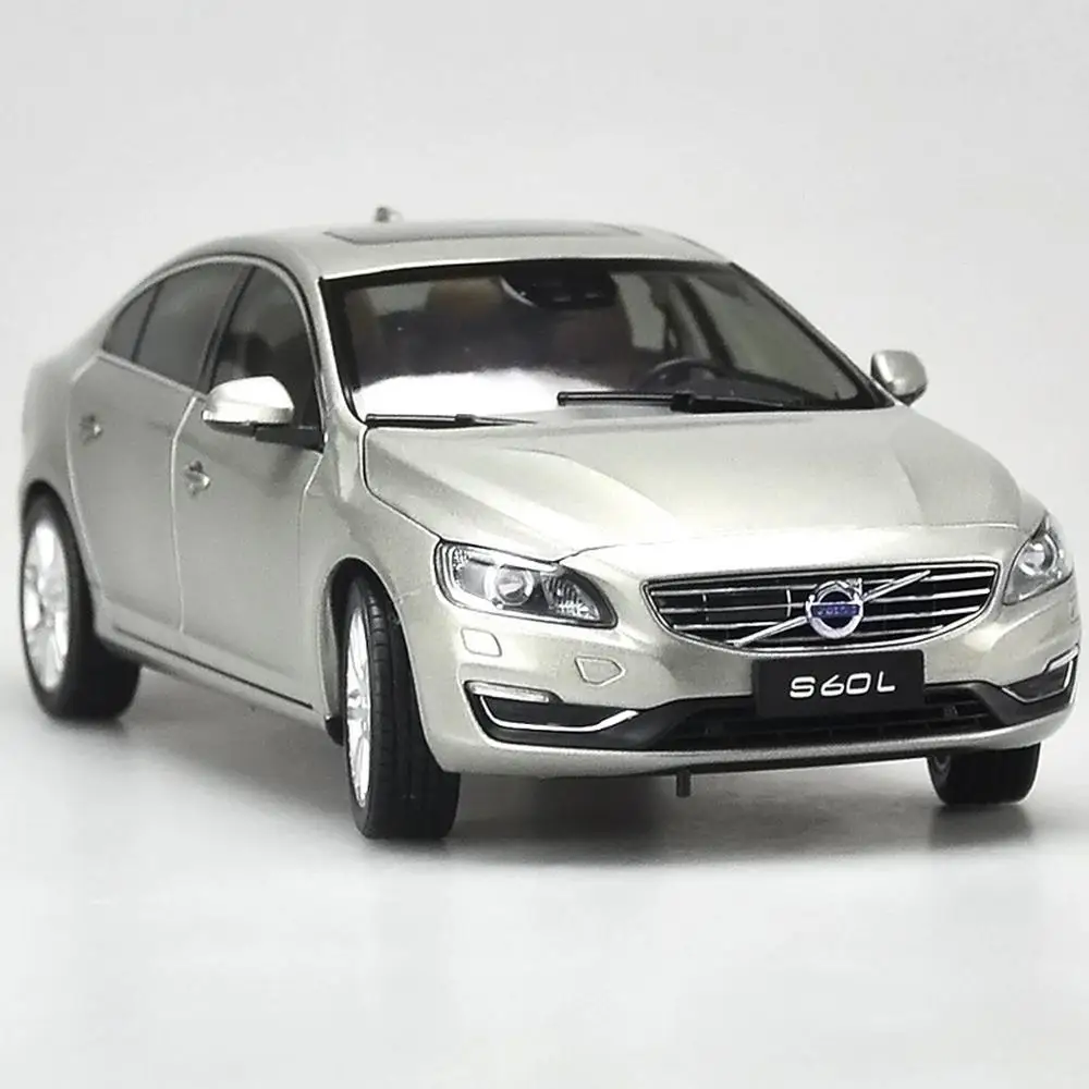 1/18 весы Volvo S60 S60L T5 серый Seashell цвет литья под давлением модель автомобиля игрушка
