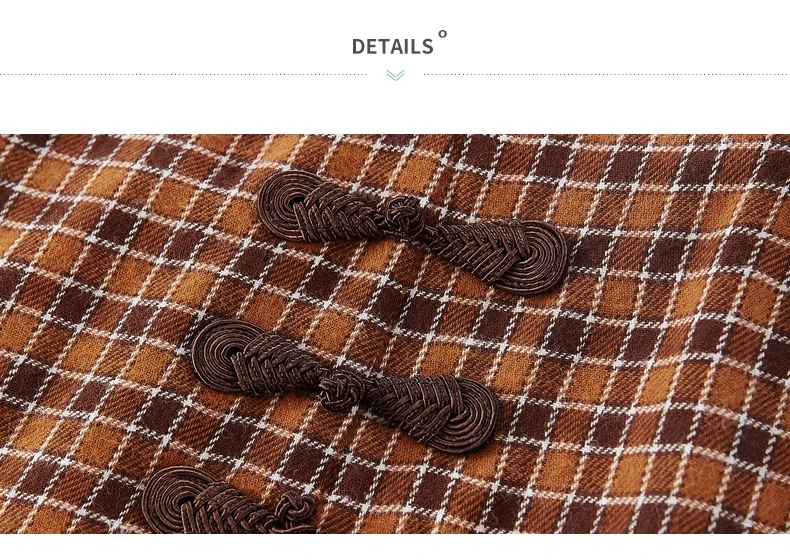 INMAN 2020 Autumn Winter New Arrival Plaid Skirt Literary Zipper A-line Pure Cotton Retro Womens Skirt