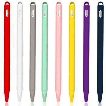 

For Apple Pencil 2 Case Soft Silicone Holder Stylus Pen Cover Compatible For Apple Ipad Tablet Touch pen Protective Case 2018