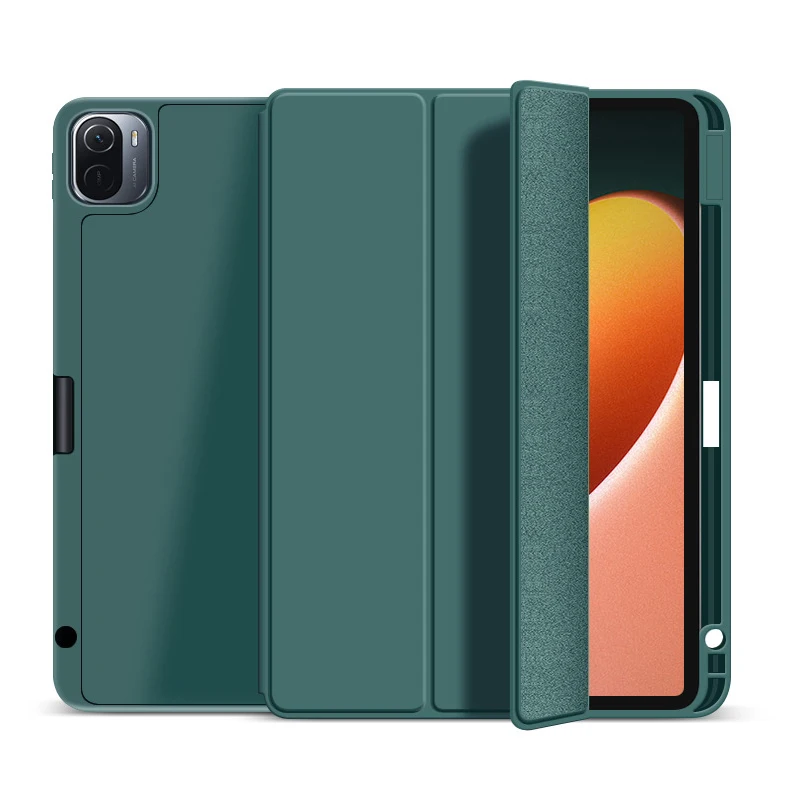 

Магнитные чехлы для Xiaomi Pad 5 Mi Pad 5 Pro, чехол-книжка для планшета с пеналом для xiomi Mi Pad 5 Pro 11 дюймов, чехол-подставка тройного сложения