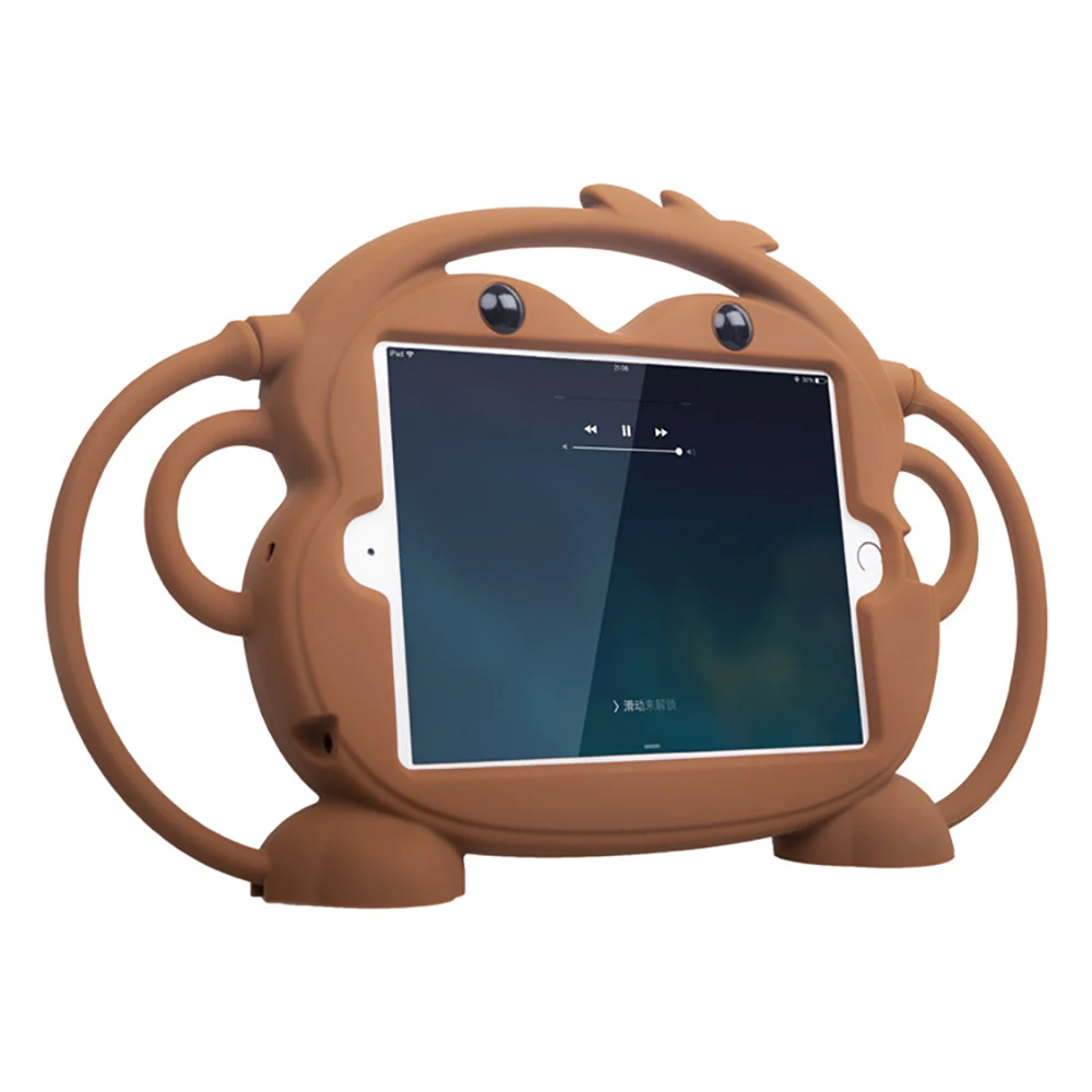 3D дизайн обезьяны автомобильное сиденье Настольный Чехол для iPad Pro 9,7 дюйма 5 6 мягкий силиконовый Противоударный задняя крышка для нового iPad 9,7 чехол Fundas