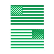 Классическая Байкерская Экипировка приглушенные американские флаги тактический военный Флаг США наклейка джип американский флаг наклейка