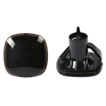 

2Pcs Car Dynamic LED Side Repeater Indicator Light Flowing Side Marker Signal Lamp Light for A3 A4 A8 for Skoda Octavia
