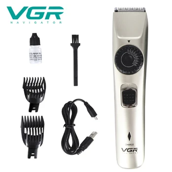 

VGR USB Rechargeable V031 Electric Hair Trimmer Clipper Waterproof Beard Trimmer Hair Cutter Fast Charging Hair Men Trimmer