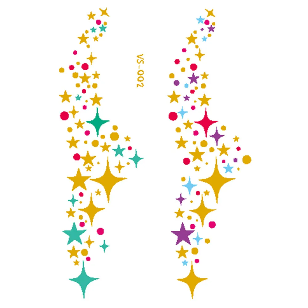 2 Новинка; 1 лист маска для лица, светящаяся в темноте Татуировка StickersFashion Водонепроницаемый заблокирован веснушки Make Up для боди-арта глаз наклейки надпись «Bride Tribe» Вечерние - Цвет: 2