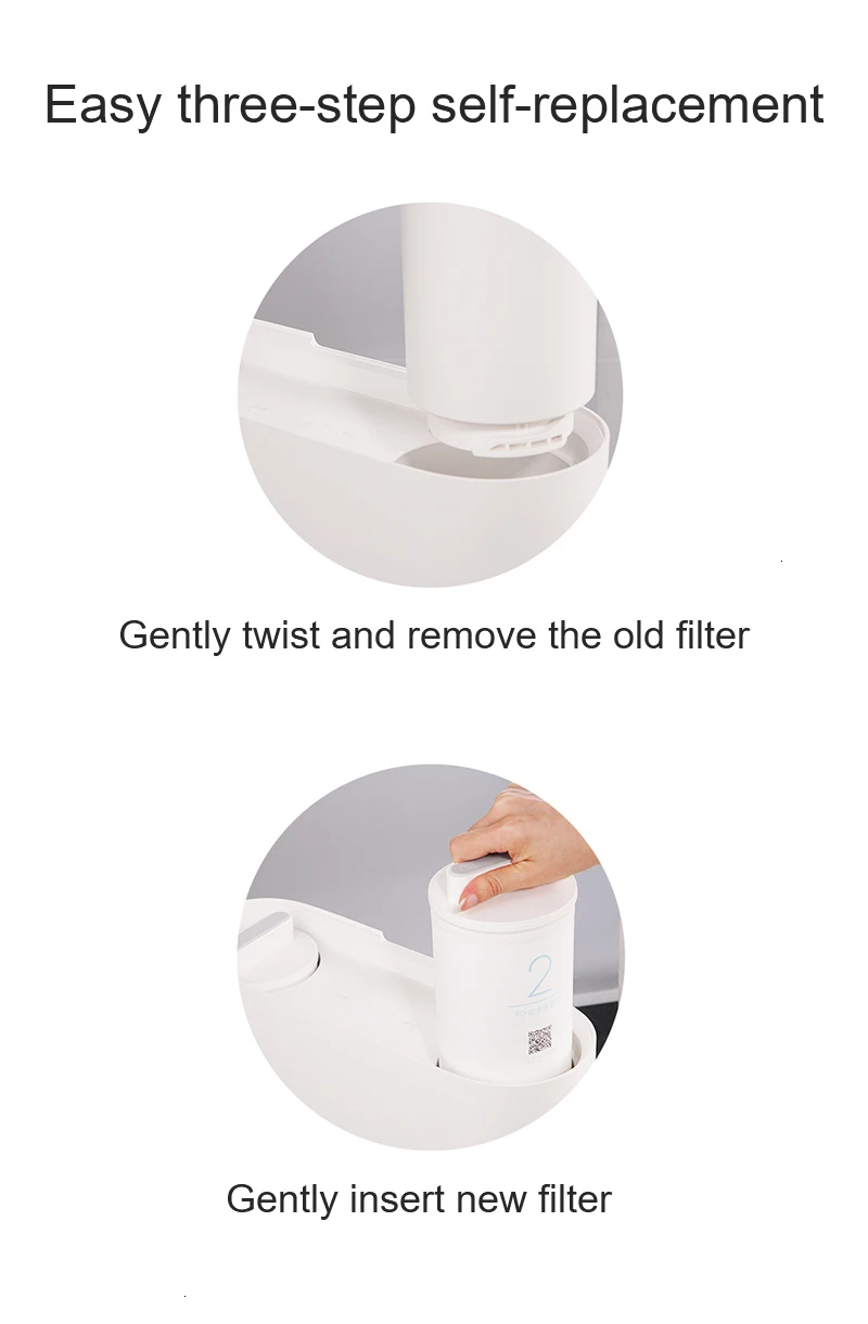 Xiaomi очиститель воды 500 г Очиститель Воды Бытовой Очистка воды оборудование 220V MR532 Кухня санитарно фильтр для воды