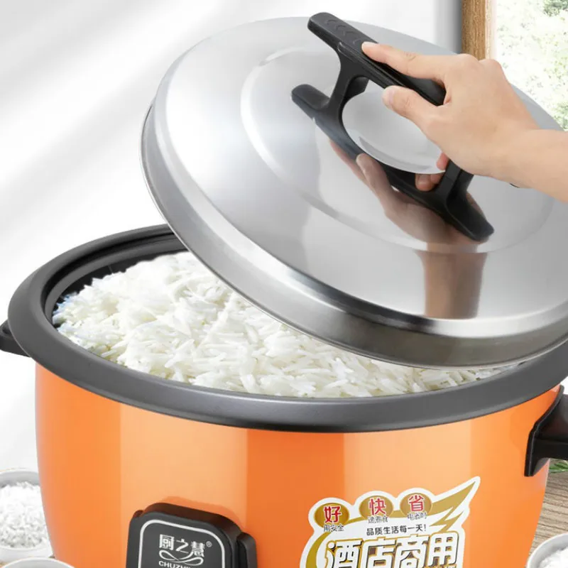 220V Electric Rice Cooker Large Capacity 8-45 Liters 15-20-30-40 People  Canteen Hotel Old Commercial Electric Rice Cooker