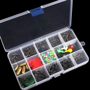 

Boxed 80 PCS Crank Hook Bullet Copper Suit Fishing Group Accessories Fish Hook Soft Bait Hook Fishing Tools and Equipment