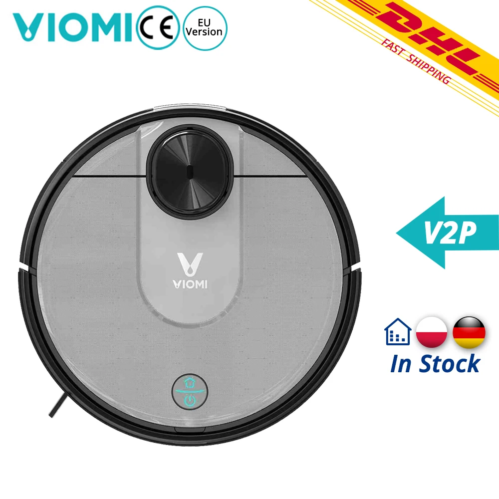 [In Stock]New Xiaomi VIOMI V2 Pro 2100Pa Strong Suction Self-charging Robot Vacuum Cleaner LDS Sensor 2 in 1 Sweeping Mopping