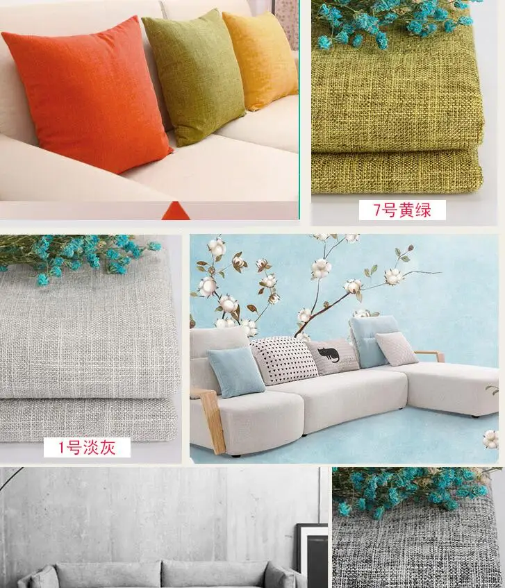 Производители ткани для дивана и плотная льняная ткань из мешковины, мягкая и жесткая ткань для дизайна сумок, декоративная ткань