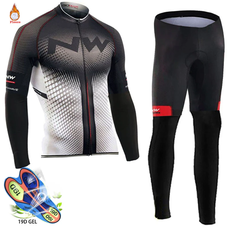 2 Northwave Pro Team Зимняя одежда для велоспорта дышащая Ropa Ciclismo Одежда с длинным рукавом для горного велосипеда одежда для спорта на открытом воздухе - Цвет: 2